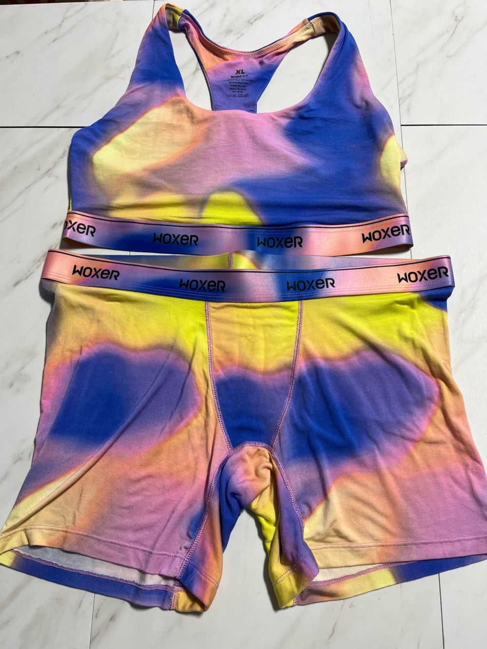 Woxer Boss 2.0 Racerback Bralette & Baller Modal Boxer Brief Size XL